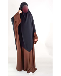 Khimar Long Jazz - Noir