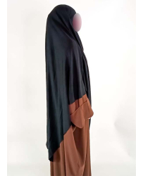 Khimar Long Jazz - Noir