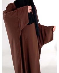 abaya-faracha-soie-de-medine-marron