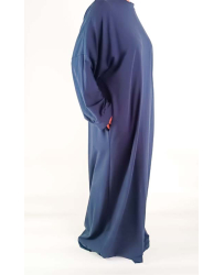 abaya-grande-taille-molleton-bleu-marine