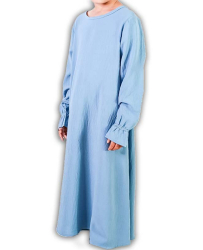 Abaya fillette - Bleu jean - 6 à 12 ans - Tissus Jazz