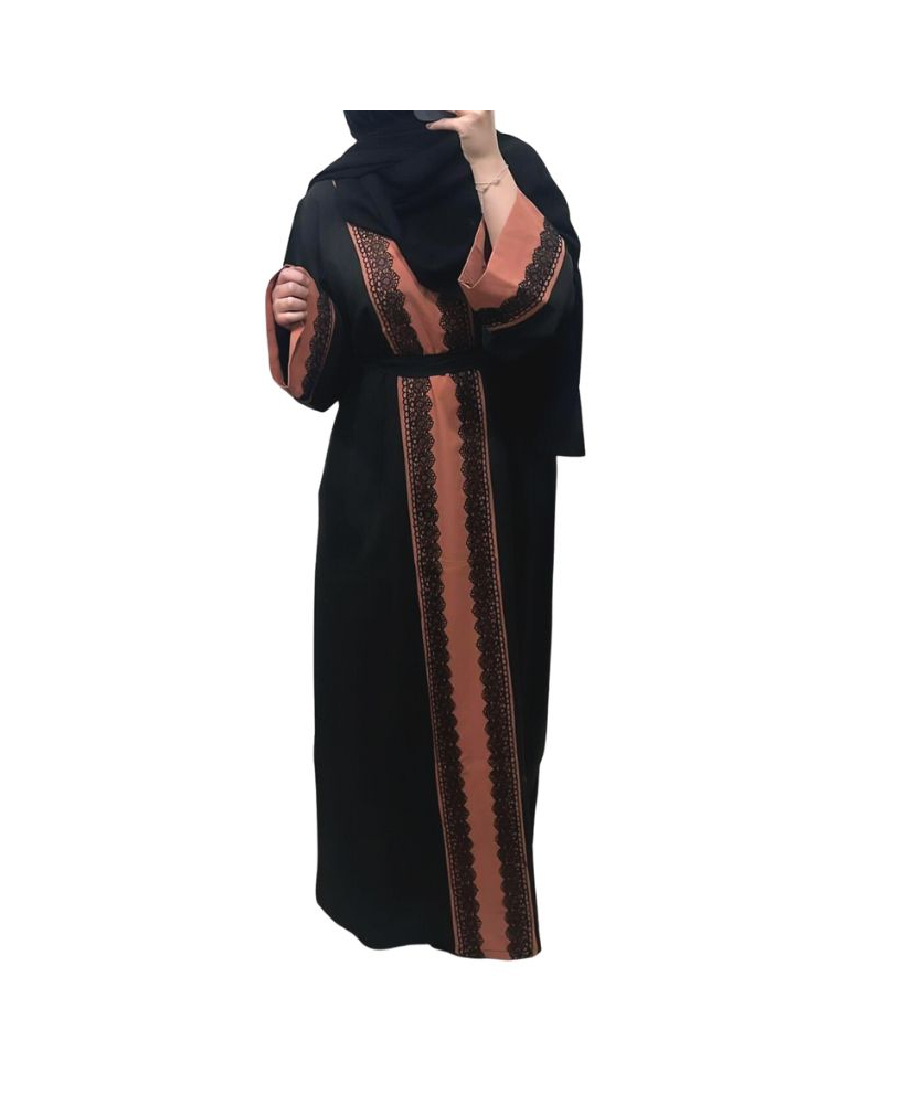 Abaya 2024 kimono dentelle