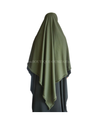Khimar Long mousseline D&G option niqab 12 couleurs