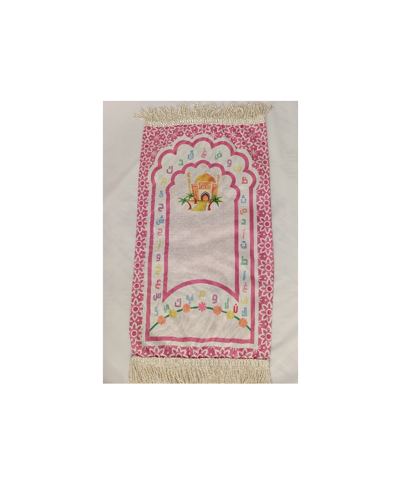 Tapis de prière rose (enfant)