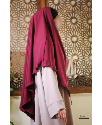 "Khimar Bandeau lycra" - Bordeaux