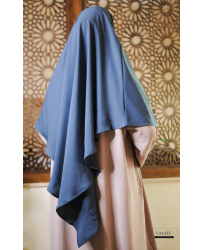 "Khimar Bandeau lycra" - Gris