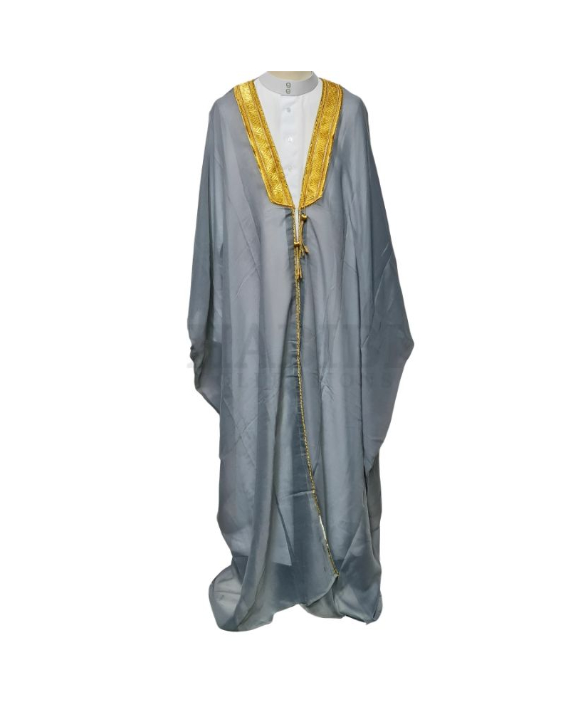 Cape saoudienne homme - Bisht - Gris