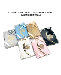 🕌 Coffret Cadeau Coran – Livret Coran & Sebha | Élégance & Spiritualité