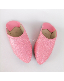Babouche fille rose. p24-32