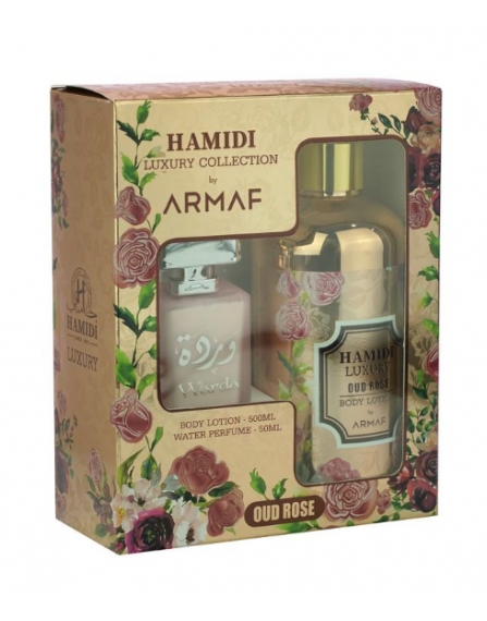 Coffret hamidi luxury - Parfum + lotion corps oud rose