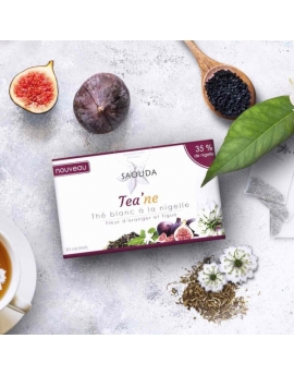 Saouda Thé blanc nigelle + figue + fleur d'oranger