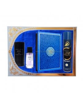 Coffret Coran Arabe Bleu