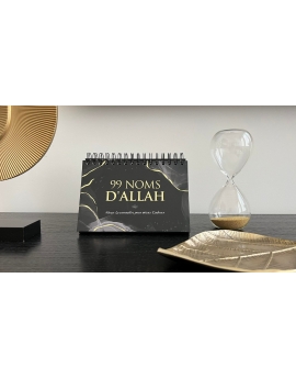 99 noms d'Allah version noir - Chevalet - Calendrier