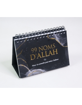 99 noms d'Allah version noir - Chevalet - Calendrier