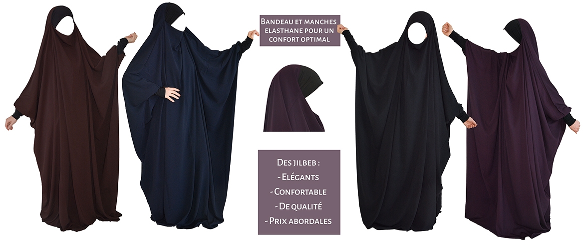 Jilbab 1 et 2 pièces